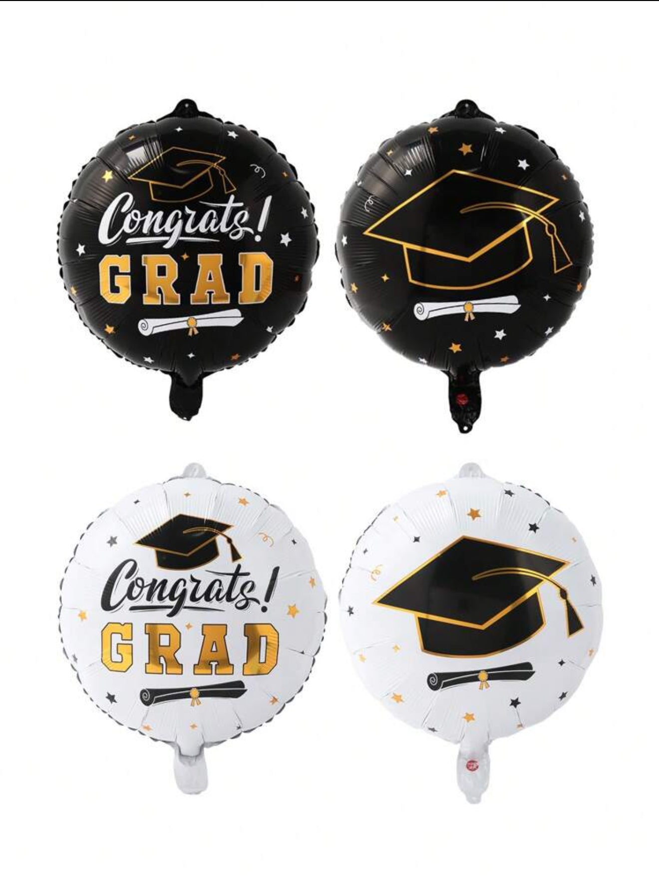 18” Congrats Grad (Black/gold)